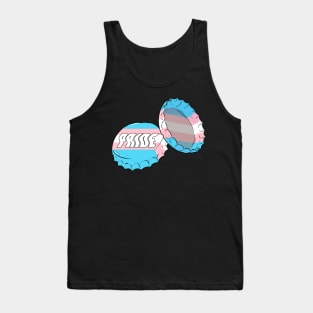 Trans Pride Bottle cap Tank Top